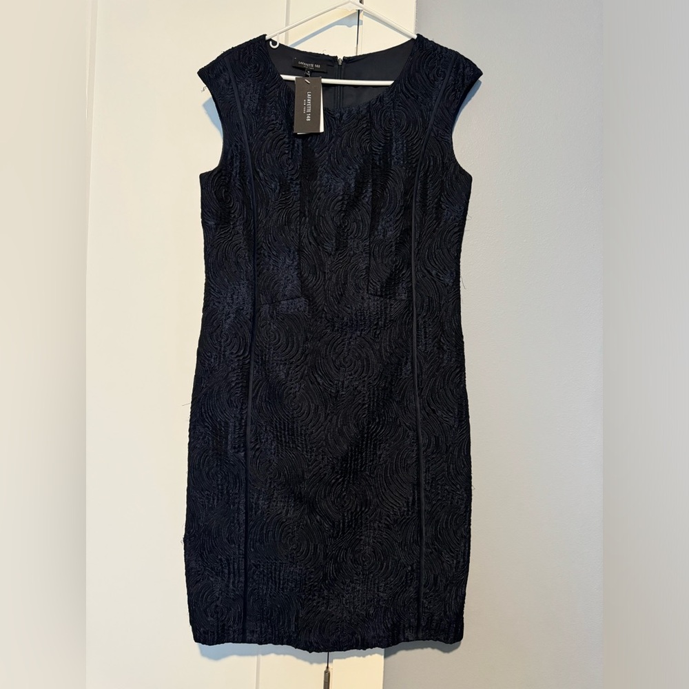 Women’s Lafayette 148 Navy Blue Dress Size 10